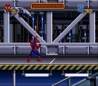 une photo d'Ã©cran de Spider-Man sur Nintendo Super Nes